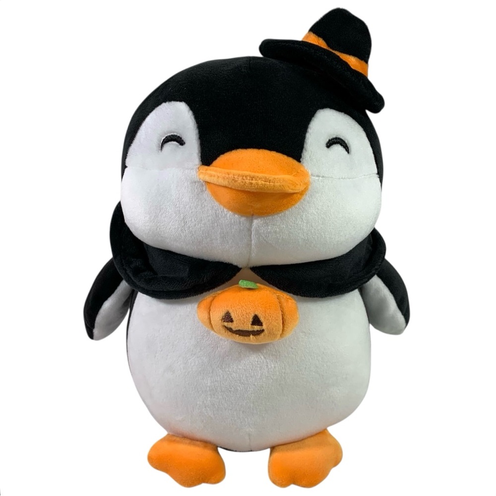 Miniso Halloween 11” Penguin Plush Toy NWT